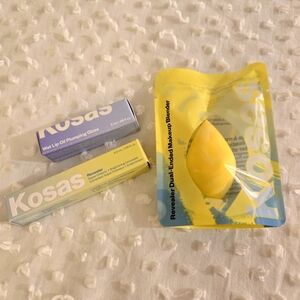 Kosas NWT Sealed Beauty Bundle, Concealer, Gloss & Makeup Blender
